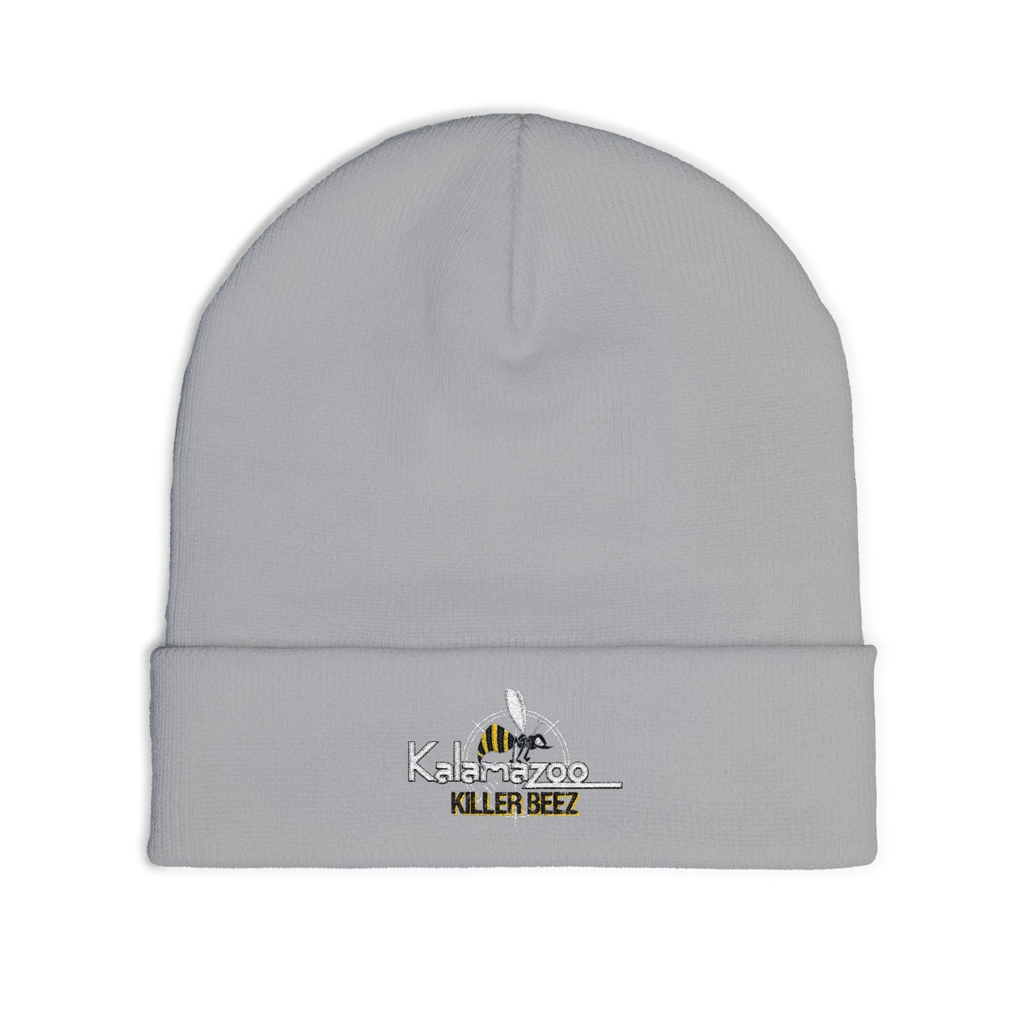 Killer Beez Embroidered Knit Beanie — Bee Logo Winter Hat