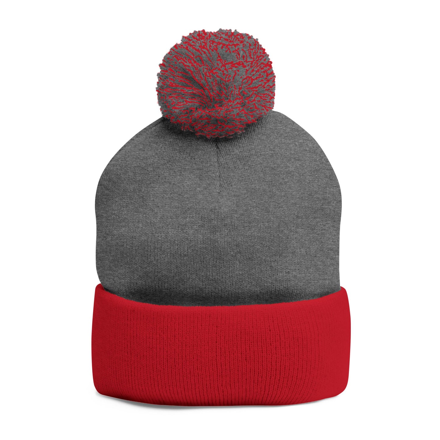 Killer Beez Embroidered Pom-Pom Knit Cap