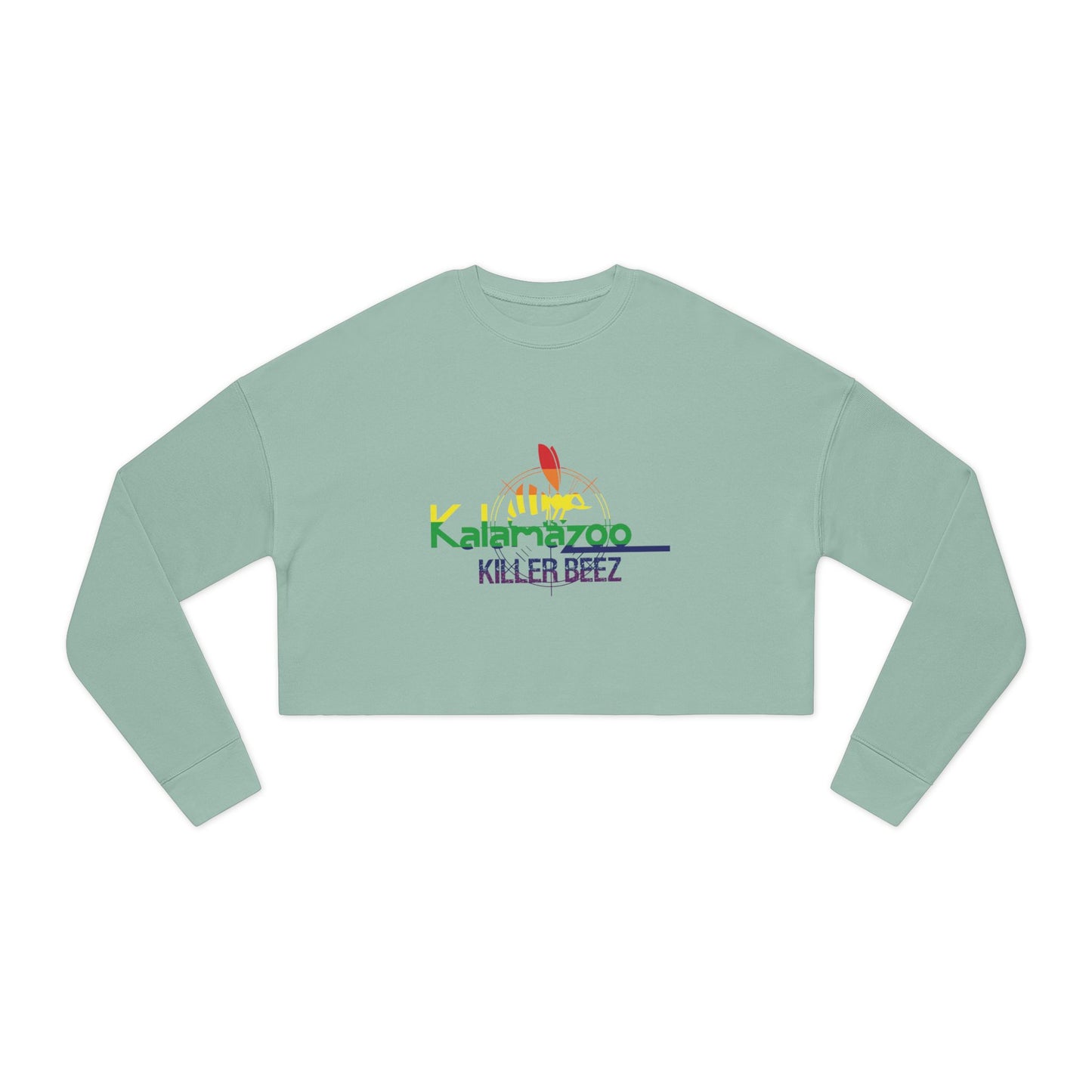 Cropped Sweatshirt — Vintage Surf Logo "Killer Beez"