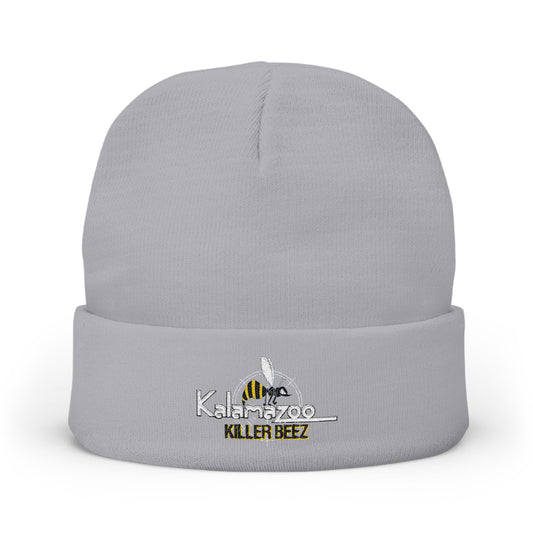 Killer Beez Embroidered Knit Beanie — Bee Logo Winter Hat